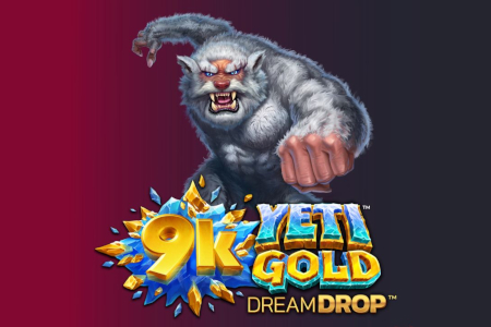 Gota de ensueño de oro Yeti de 9k