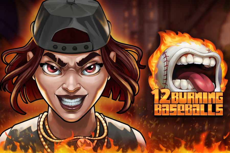 12 Burning Baseballs