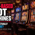 Skill-based slot machines cover showing a row of casino slot machines with the headline “Skill-Based Slot Machines” and the question “Can You Win More?”